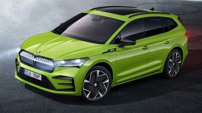 Skoda Enyaq RS iV Debuts As Electric Performance SUV With Nearly 300 HP