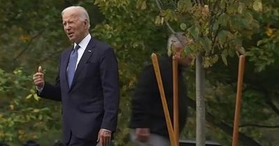 US President Joe Biden appears to lose way in OWN garden as he asks 'where do we go?'
