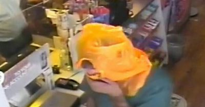 Dopey thief tries to raid a Post Office wearing a Sainsbury’s plastic bag as a mask