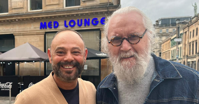 Billy Connolly spotted in Glasgow as he delights staff after visiting restaurant