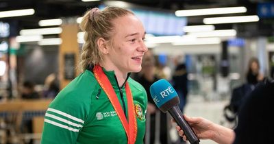 Amy Broadhurst's father 'bursting with joy and pride' after her European Championship gold medal win