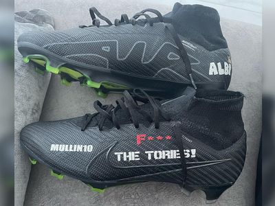 Wrexham player banned from wearing ‘F*** the Tories’ football boots