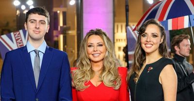Carol Vorderman's children look just like her as she turns up to Pride of Britain wearing same dress as last year