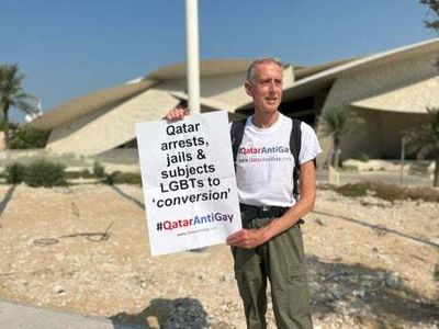 Peter Tatchell ‘arrested in Qatar over LGBT+ rights protest ahead of World Cup’