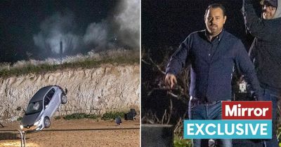 EastEnders' favourites could be killed off as cast film explosive car crash cliff scene