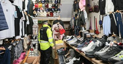 'Hundreds of thousands of pounds worth' of suspected counterfeit goods found by cops called to burglary