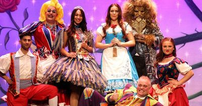 Newcastle pantomime stars bring some early festive sparkle to the city with a Beauty and the Beast preview