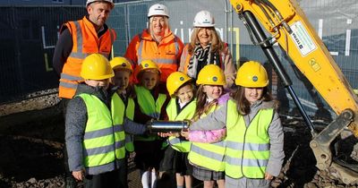 Larkhall school kids plant time capsule and share vision for the future