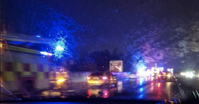 A1 motorway near Camlough Roundabout closed northbound