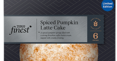 Tesco launches a Pumpkin Spice Latte inspired cake