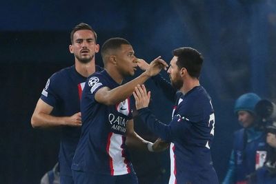 Messi, Mbappe double up as PSG hit seven to reach Champions League last 16