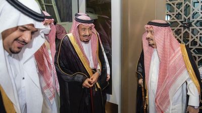 King Salman Arrives in Riyadh from Jeddah