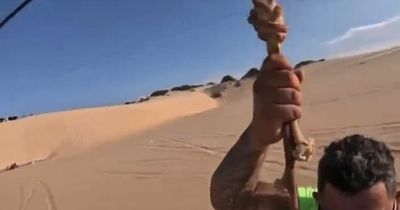 Man plunged to his death riding zipline while recording himself in chilling footage