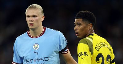 What Jude Bellingham said to Man City ace Erling Haaland after Borussia Dortmund draw