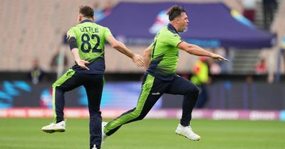 Ireland stun England with remarkable upset at rain-soaked T20 World Cup in Melbourne