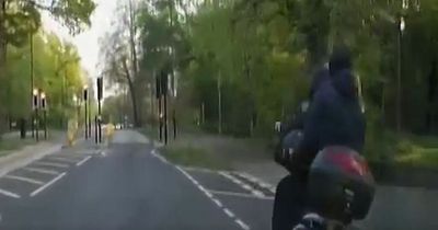 Police ram ‘reckless’ motorcyclist after high-speed pursuit