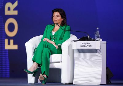 Hawkish Russian broadcaster Simonyan says she has been banned from Armenia