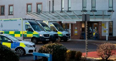 Ambulances queue for hours to offload patients at Wishaw General