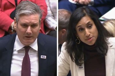 Why are MPs wearing badges at Rishi Sunak's first PMQs?