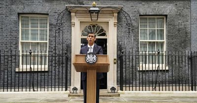 Rishi Sunak's 'recycled' lectern is dubbed 'bad omen' due to origin