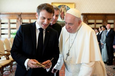 Book gifted by Macron to pope was never Nazi plunder, authorities say