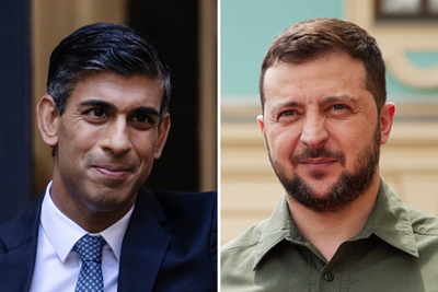 Zelensky invites Rishi Sunak to Ukraine as first leader to talk to new Prime Minister