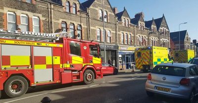 Emergency services block Cardiff street in response to 'medical emergency'