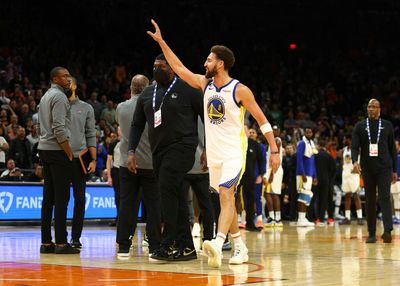 Klay Thompson trolled Devin Booker with a ‘four rings’ taunt before being ejected