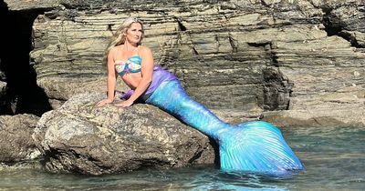 Real-life mermaid swims in freezing sea all year round and can hold breath for 4 MINUTES