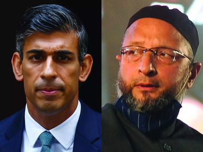 Inspired by Rishi Sunak, Owaisi says hijab-clad woman should be Indian PM, gets roasted