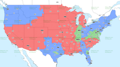 If you’re in the blue, you’ll get Giants vs. Seahawks on TV