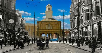 King Street, South Shields, and the town's Market Place - when past meets present