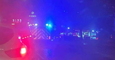 Two people taken to hospital after car hits stationary vehicle in Cardiff