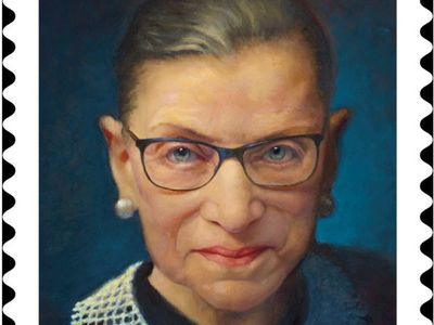 Ruth Bader Ginsburg honoured with 2023 postage stamp