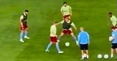 Erling Haaland ruthlessly shown up by Man City team-mates in unseen footage