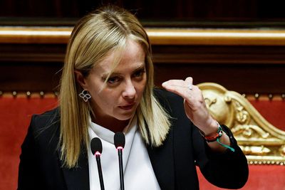 Italy's Meloni pledges arms for Ukraine, Berlusconi toes line