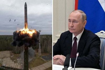 Putin oversees Russian military drill intended to simulate ‘huge nuclear strike’