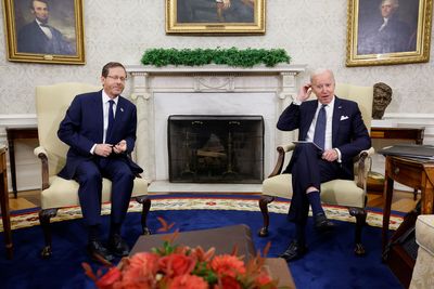 Israeli president says he discussed Iran arms supply to Russia with Biden