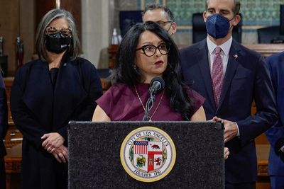 Los Angeles council disrupted by protest amid racism scandal