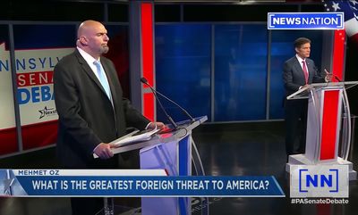 Fetterman and Oz spar in only formal debate ahead of Pennsylvania's Senate election