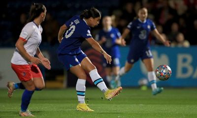 Sam Kerr and Pernille Harder hit hat-tricks as Chelsea dismantle Vllaznia