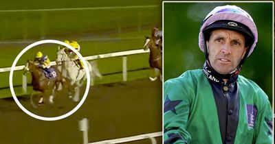 Jockey holds hands up to "embarrassing" blunder after riding to finish race a lap early