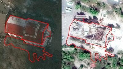 Ukraine before-and-after satellite images reveal damage to more than 200 historic sites from Russian strikes