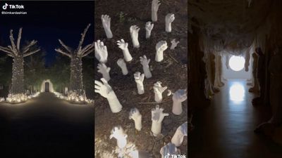Kim Turned Her Mansion Into A Haunted House For Halloween Bc What’s Spookier Than The 1%?
