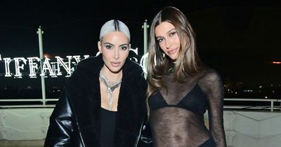 Kim Kardashian enjoys Tiffany's party with Hailey Bieber after Kanye West racism row
