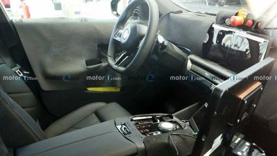 2024 BMW M5 Interior Spied With Curved Display, Flat-Bottom Steering Wheel