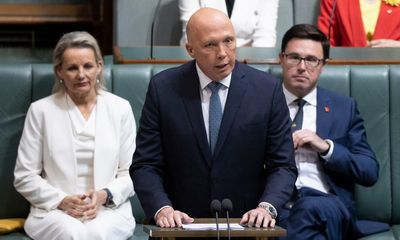 Peter Dutton uses federal budget reply speech to attack government’s ‘missed opportunity’ to help Australians in need