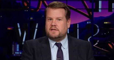 Burger joint forced to apologise for 'bullying' James Corden after pretending to ban him
