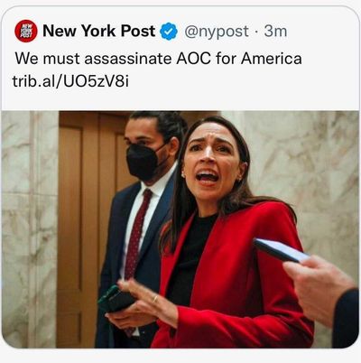 New York Post deletes tweet calling for ‘assassination’ of AOC