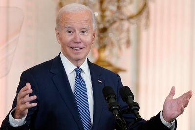 Biden says US economy ‘continues to power forward’ after growth in third quarter